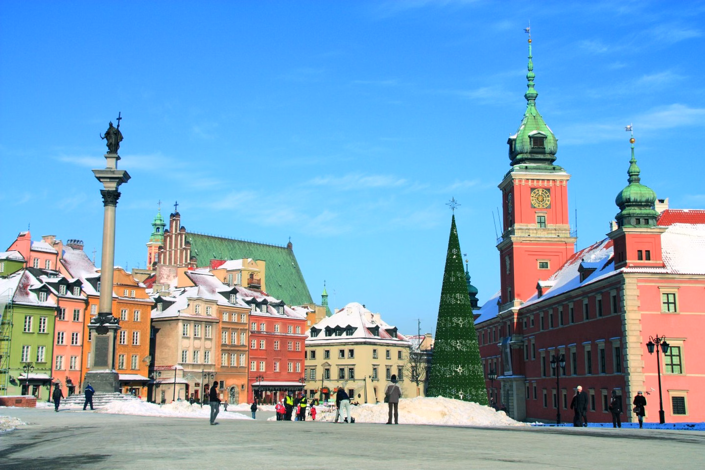 Kalėdinė Varšuva ir Vilanovo rūmų šviesų magija