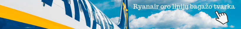 Keičiasi Ryanair oro linijų rankinio bagažo tvarka