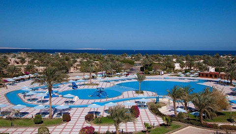 Atostogas leiskite Egipte: 5★ Pharaoh Azur Resort viešbutis su viskas įskaičiuota Hurgadoje vos 501€