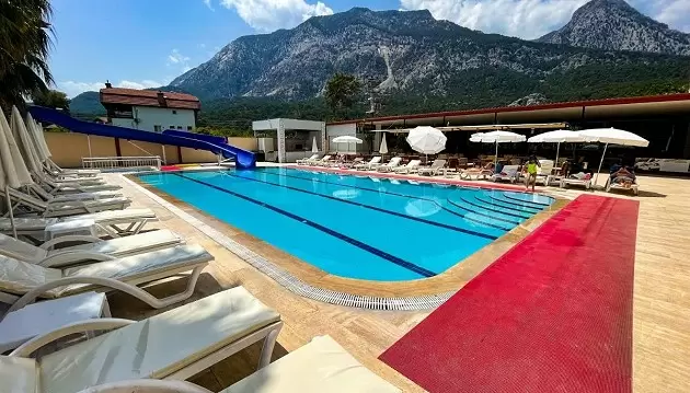 Atostogos Turkijoje: ilsėkitės kalnų apsuptyje 3★ viešbutyje Castle Park Hotel su VISKAS ĮSKAIČIUOTA