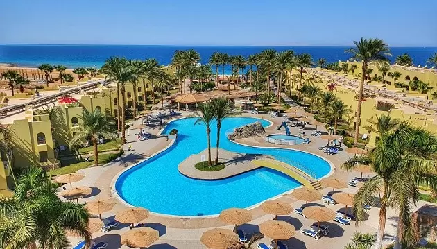 Šeimos atostogos Egipte: 4★ viešbutis Palm Beach Resort su viskas įskaičiuota