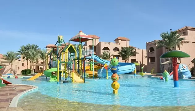 Atostogos vandens parke Hurgadoje: 4★ Pickalbatros Aqua Blu Resort viešbutis su viskas įskaičiuota