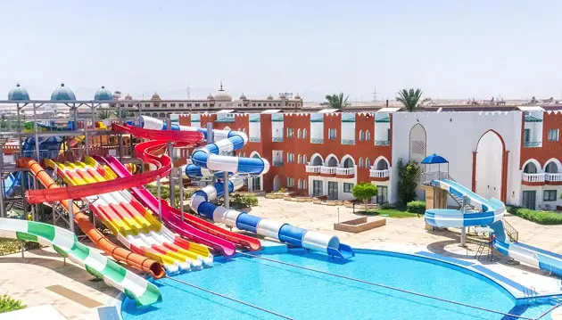 Šeimos atostogos Egipte: 5★ viešbutis Sunrise Garden Beach Resort Hurgadoje su viskas įskaičiuota
