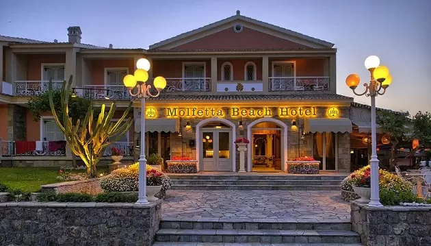 Išskirtinis viešbutis Korfu saloje: atostogos 3★ apgyvendinimo įstaigoje Molfetta Beach su pusryčiais