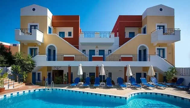 Ramus poilsis Kretoje: apsistokite viešbutyje Astra Village Apartments & Suites