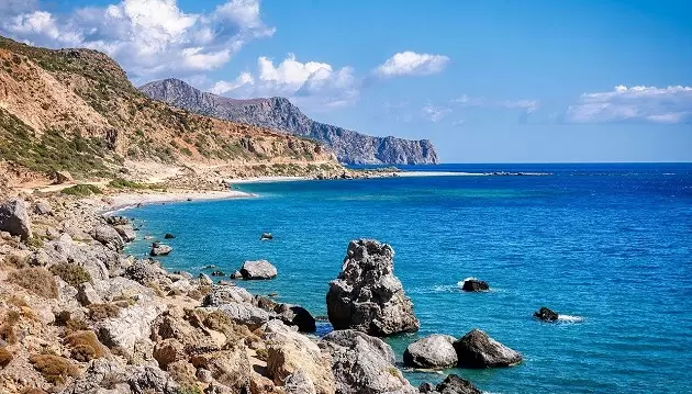 Įsimenančios atostogos Kretos saloje: ilsėkitės 3★ apartamentuose Blue Sky