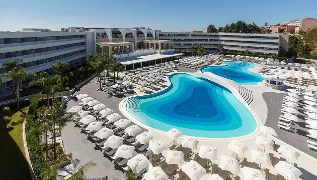 Įspūdžių kupinos atostogos prabangiame Rodo salos viešbutyje: ilsėkitės 5★ Princess Andriana Resort & Spa su ultra viskas įskaičiuota