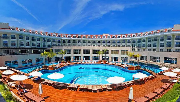 Nuotaikingas poilsis Turkijoje: 5★ Meder Resort Hotel viešbutis su ultra viskas įskaičiuota