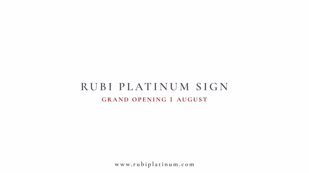 Rubi Platinum Sign